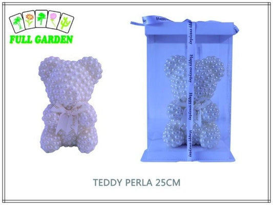 Teddy Perla 25cm Con Scatola/fiocco